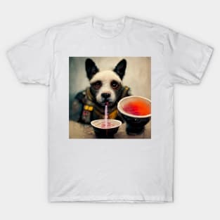 Sad Dog Watercolor T-Shirt